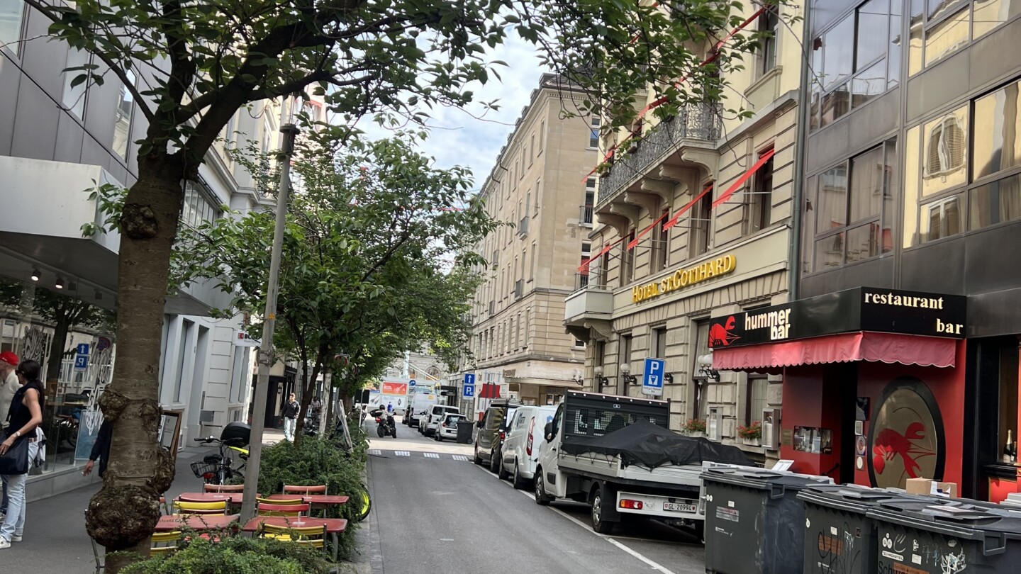 Blick Richtung Zürich Hauptbahnhof