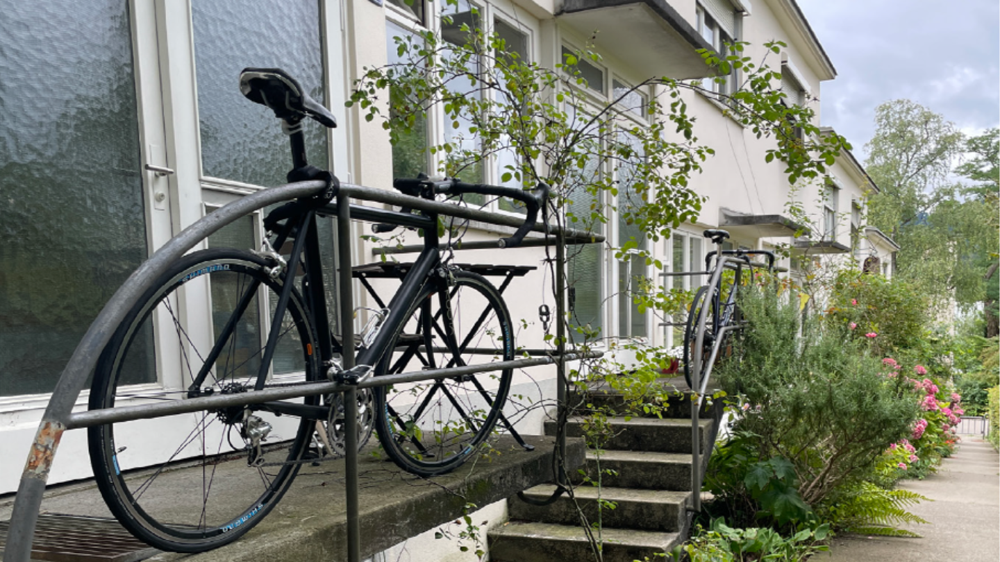 Siedlung Neubühl, Fahrrad Hauseingang